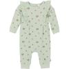 imageGerber babygirls Baby Girls Ruffleedge RomperGreen Pears