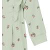 imageGerber babygirls Baby Girls Ruffleedge RomperGreen Pears