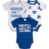imageGerber Girls NFL 3Pack Onesie BodysuitBills