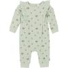 imageGerber babygirls Baby Girls Ruffleedge RomperGreen Pears