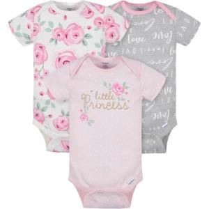 imageGerber Baby 5Pack Variety Onesies Bodysuits3 Pack Little Princess
