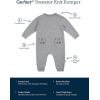 imageGerber babyboys Sweater Knit Romper JumpsuitGrey Raccoon