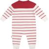 imageGerber babyboys Sweater Knit Romper JumpsuitRed  White