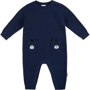 imageGerber babyboys Sweater Knit Romper JumpsuitBlue Dog