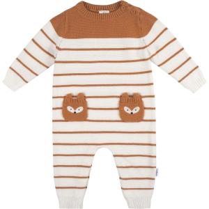 imageGerber babyboys Sweater Knit Romper JumpsuitBrown Fox