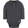 imageGerber Baby Boys 2Pack Bodysuits Charcoal Green 03 Months