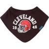 imageGerber Unisex Baby Nfl Team Bandana Bibs and Burp Cloth SetBrowns