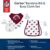 imageGerber Unisex Baby Nfl Team Bandana Bibs and Burp Cloth SetWashington Commanders