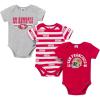 imageGerber NFL Baby Boys Nfl 3pack Onesie Bodysuit49ers