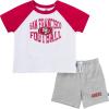 imageGerber NFL Unisex Baby Nfl Team Tshirt and Shorts Set49ers