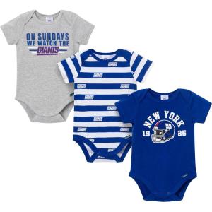 imageGerber NFL Baby Boys Nfl 3pack Onesie BodysuitGiants