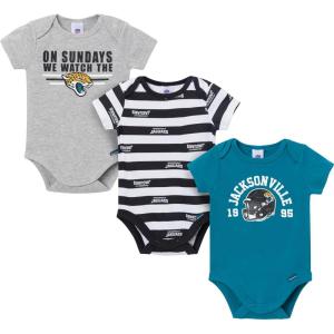 imageGerber NFL Baby Boys Nfl 3pack Onesie BodysuitJaguars