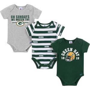 imageGerber NFL Baby Boys Nfl 3pack Onesie BodysuitPackers