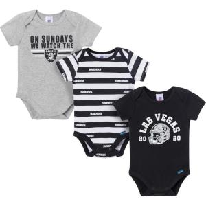 imageGerber NFL Baby Boys Nfl 3pack Onesie BodysuitRaiders