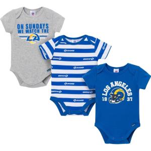 imageGerber NFL Baby Boys Nfl 3pack Onesie BodysuitRams