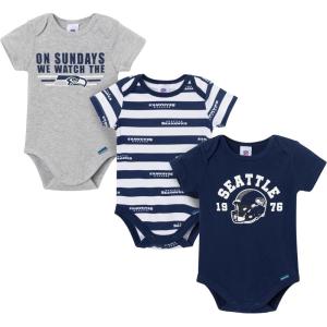 imageGerber NFL Baby Boys Nfl 3pack Onesie BodysuitSeahawks