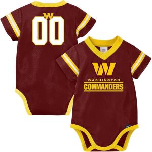 imageGerber NFL Unisex Baby Nfl Team Jersey Onesie BodysuitWashington Commanders
