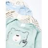 imageGerber unisexbaby Baby Boy and Girls 4pack Sleeper GownBear