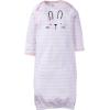 imageGerber unisexbaby Baby Boy and Girls 4pack Sleeper GownPink Bunny