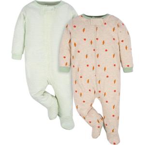 imageGerber babygirls 2pack Sleep N PlayHappy Veggies