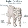 imageGerber babyboys 2pack Snug Fit Footed Cotton PajamasBlue Earth