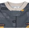 imageGerber babyboys 2pack Snug Fit Footed Cotton PajamasDump Truck Grey