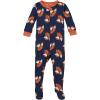imageGerber babyboys 2pack Snug Fit Footed Cotton PajamasFox Grey