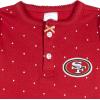 imageGerber NFL babygirls Nfl Team Footless Coverall49ers