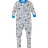 imageGerber babyboys Babyboys 4pack Footed PajamasDinosaurs Space Grey
