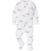 imageGerber babygirls 2pack 2way Zip Thermal Footed Sleep N PlayAirplanes