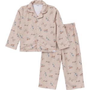 imageGerber unisexbaby Toddler Boy and Girl 2piece Coat Style Pajama Pant SetDog
