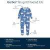 imageGerber babygirls Toddler Butterysoft Snug Fit Footed Pajamas With Viscose Made With EucalyptusPolar Night