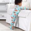 imageGerber babygirls Toddler Butterysoft Snug Fit Footed Pajamas With Viscose Made With EucalyptusSnugosaurous