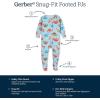 imageGerber babygirls Toddler Butterysoft Snug Fit Footed Pajamas With Viscose Made With EucalyptusSnugosaurous