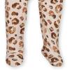 imageGerber babygirls Toddler Butterysoft Snug Fit Footed Pajamas With Viscose Made With EucalyptusSpotted Leopard