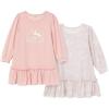 imageGerber Baby Girls Toddler Girls 2pack Fleece NightgownsBunny