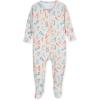 imageGerber babygirls Toddler Butterysoft Snug Fit Footed Pajamas With Viscose Made With EucalyptusAlphabet Soup