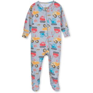 imageGerber babygirls Toddler Butterysoft Snug Fit Footed Pajamas With Viscose Made With EucalyptusConstruction