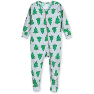 imageGerber babygirls Toddler Butterysoft Snug Fit Footed Pajamas With Viscose Made With EucalyptusSpruce