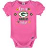 imageGerber NFL babygirls Nfl Team 3 Pack Short Sleeve Onesie BodysuitTeam Color