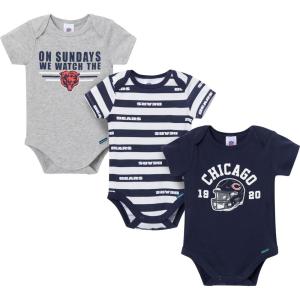 imageGerber NFL babyboys Nfl 3pack Onesie BodysuitBears