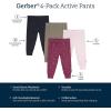 imageGerber BabyGirls MultiPack Active Pants SetStarry Sky