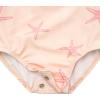 imageGerber BabyGirls Toddler Long Sleeve One Piece Rashguard SwimsuitPink Starfish