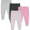imageGerber BabyGirls MultiPack Active Pants SetPinkBlackGray