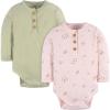 imageGerber unisexbaby Baby Boys and Baby Girls 2pack BodysuitsFloral