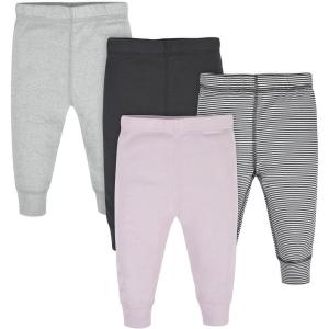 imageGerber BabyGirls MultiPack Active Pants SetPink Stripe