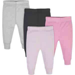 imageGerber BabyGirls MultiPack Active Pants SetPinkBlackGray