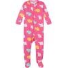 imageGerber Baby Girls Babygirls 4pack Footed PajamasUnicorns Cats Pink