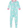 imageGerber Baby Girls Babygirls 4pack Footed PajamasUnicorns Cats Pink