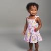 imageGerber Baby Girls Toddler 2Pack Short Sleeve Cotton DressesPink Floral